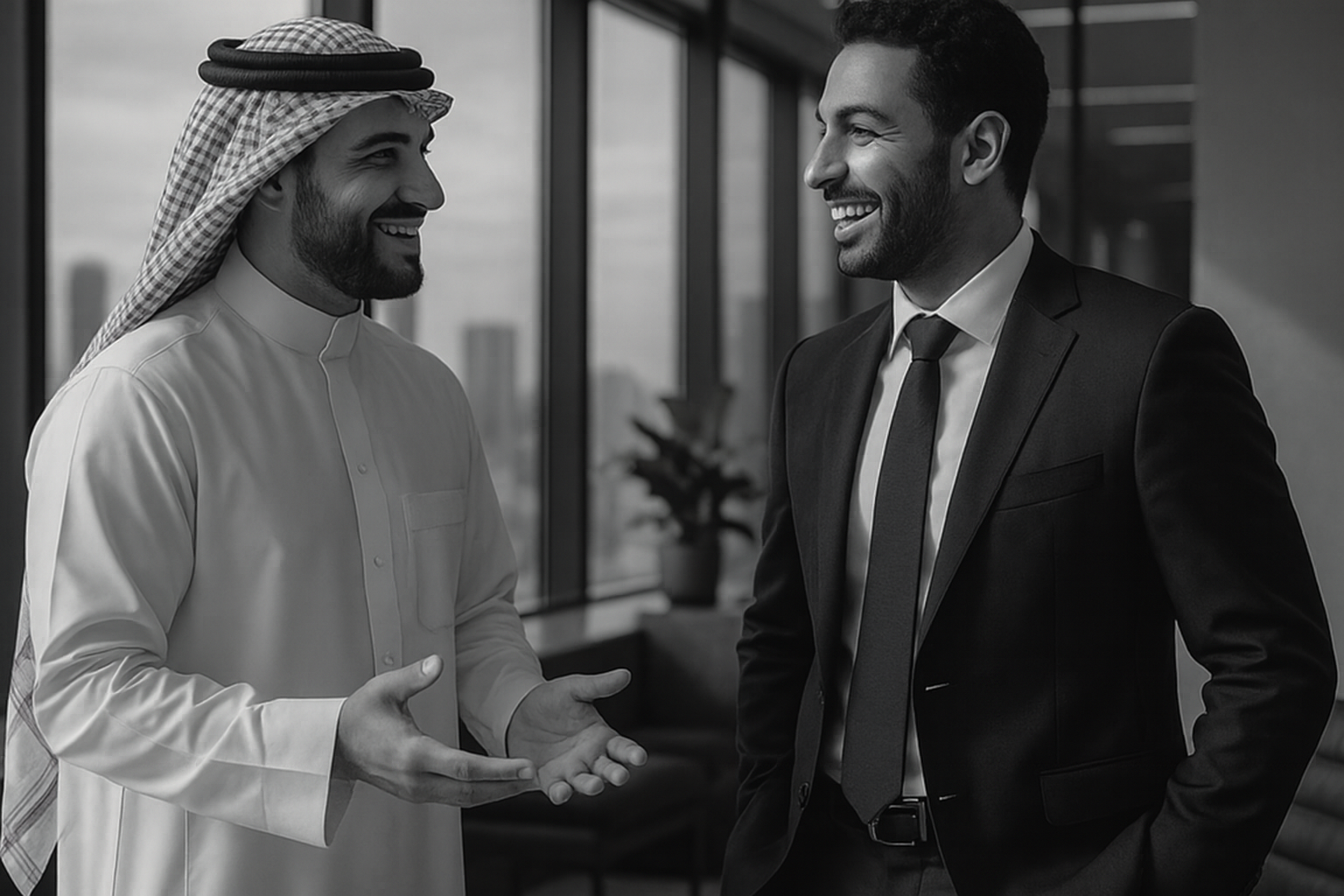 Enhanced greyscale business meeting